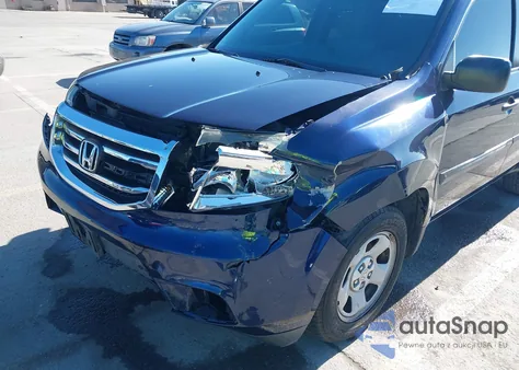 2013 Honda Pilot Lx z USA, uszkodzony, nr VIN 5FNYF3H29DB042814